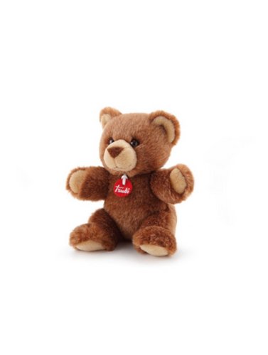 Trudi Trudino Bear - 9 x 13 x 15 cm, Detailed Miniature Plush Toy, Safe, Machine Washable, Designed in Italy