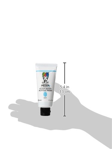 Ranger Dina Wakley Media Heavy Body Acrylic Paint 2oz-Sky, Multicolor - Image 2
