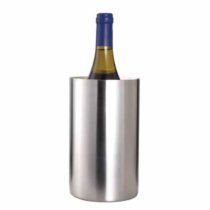 BarCraft KCBCWCOOLSS Single Bottle Wine Chiller in Gift Box, Stainless Steel, Silver