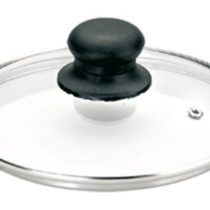 IBILI Glass Cover Prisma 32 cm, Transparent/Silver/Black, 32 x 32 x 10 cm