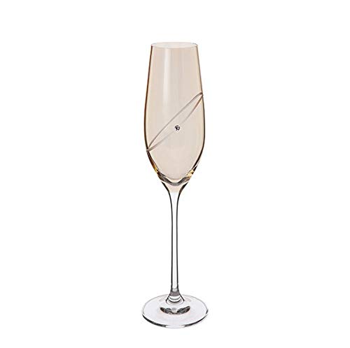 Dartington Crystal Glitz Celebration Gold Flutes, ST2663/5/GD/N/P, 1 Count (Pack of 1) - Image 2