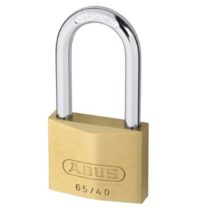 ABUS 6540LS40C 65/40HB40 40mm Brass Padlock 40mm Long Shackle Carded
