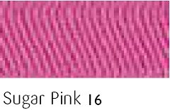 Berisfords Double FACE Poly Satin Ribbon, Sugar Pink, 7 mm - Image 2