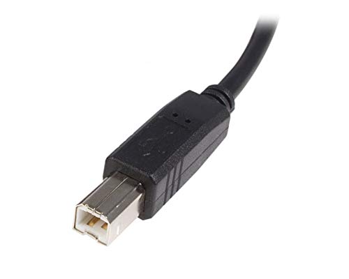 StarTech.com 5m USB 2.0 A to B Cable - M/M - 5 Meter USB Printer Cable Cord (USB2HAB5M),black, 5 Meters - Image 3