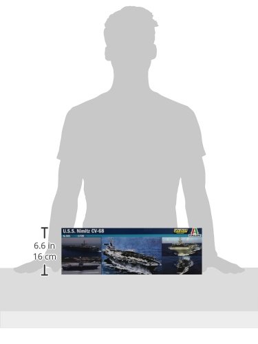 Italeri 510000503 Scale Model 1:720 USS Nimitz CV-68, Navy - Image 2