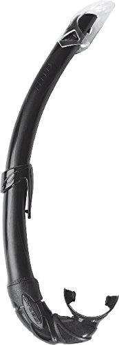 Cressi Adult Mexico Snorkel - Dark, Black