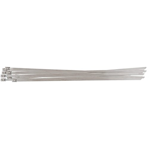 KS Tools 115.1591 Stainless steel ball-lock cable ties, 4,6x200mm