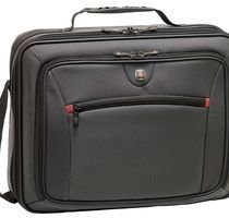 Wenger 600646 INSIGHT 16 Inch Laptop Case, Airport-Friendly Case with iPad/Tablet/eReader Pocket in Grey {10 Litre}