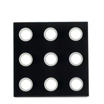 Rosti Mepal - Domino - Silicone and Melamine Trivet - Black