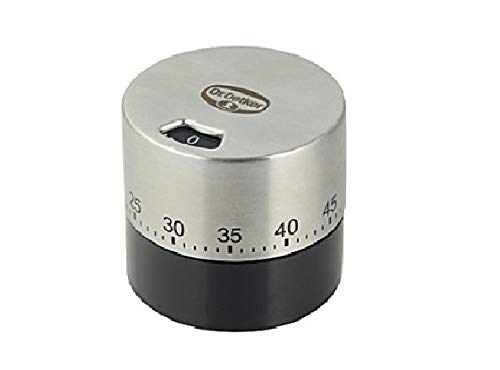 Dr.Oetker "Profi Kitchen Timer, Stainless Steel, Silver, 6.5 cm, 6.5 x 5 x 5 cm