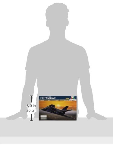 Italeri 510000189, 1:72 F-117A Stealth Night Hawk, Black, Gray - Image 2