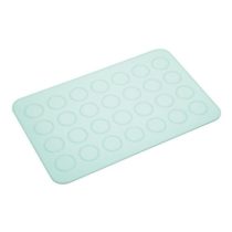 KitchenCraft Macaron Baking Mat with Recipe, 28 Mould Silicone Sheet, 36 x 23cm