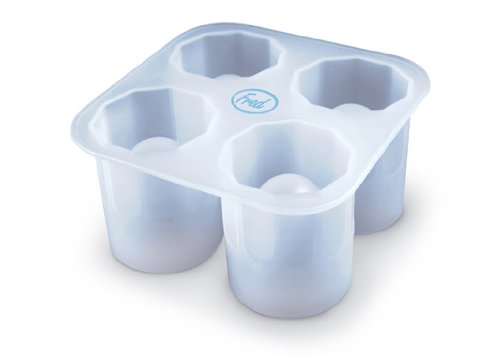 Fred COOL SHOOTERS Shot Glass Ice Cube Tray, Multicolor, 5.2-Inch x 5.2-Inch - Image 2