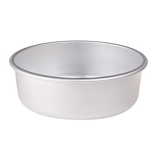 Pentole Agnelli FAMA43/824 Conical cake pan with rim, Aluminum, 24 X 24 X 8 cm, Silver, 24 Cm