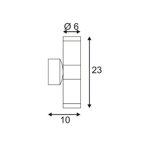 SLV Surface-Mounted Wall Light ASTINA/Illumination for Walls Paths, entrances, LED Outdoor spot - Image 3