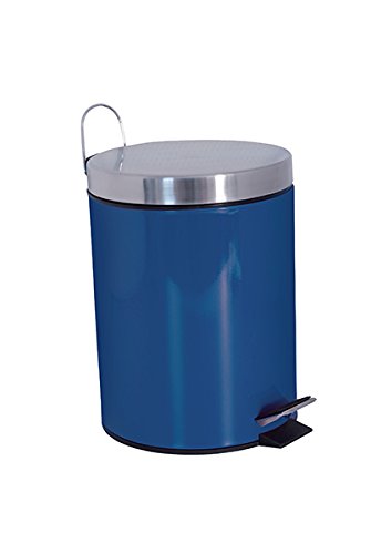 MSV Pedal Bin, Dark Blue, 3 Litre - Image 2
