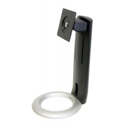 Neoflex Standfuss fuer LCDs 15 bis 20 schwarz/silber, Black, Neo-Flex Stand