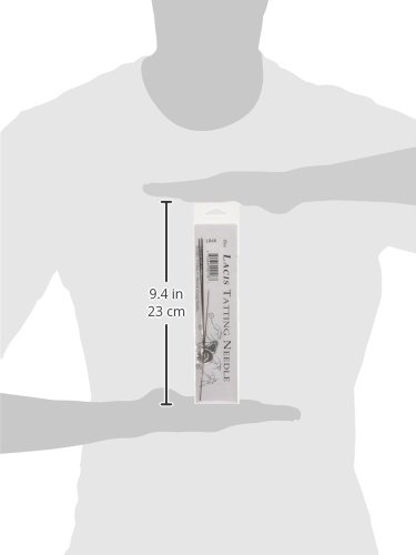Lacis Tatting Needle Set 3 kg-#7 (.03), #5 (.043) and #3 (.064), Metal, Silver - Image 3