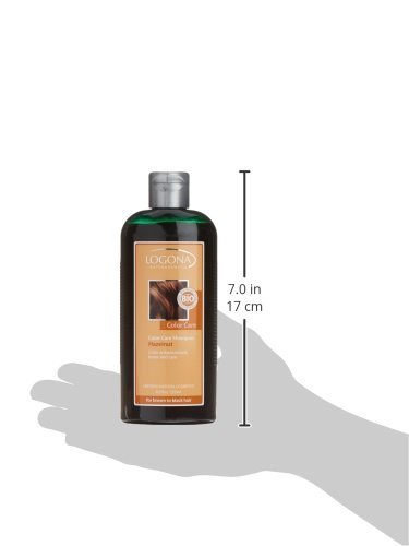 Logona Color Care Hair Shampoo, Hazelnut Brown/Black 250 ml, 250 ml (Pack of 1) - Image 3