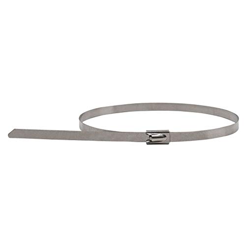 KS Tools 115.1594 Stainless steel ball-lock cable ties, 4,6x500mm, Silver, 4.6 x 500 mm - Image 2