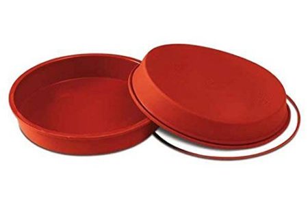 Silikomart 20.118.00.0060 Silicone Mould, Round, 180, Terracotta