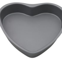Dexam 17841429 Non stick Heart shaped cake pan Carbon steel, Grey