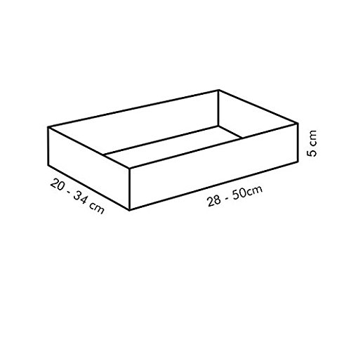 Tescoma Rectangular Adjustable Baking Frame 28X20-50X34 cm Delicia, Assorted, 19.8 x 5.8 x 29.1 cm - Image 3