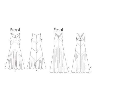 Vogue Patterns V8814 Size A5 6-8-10-12-14 Misses' Dress, Various - Image 3