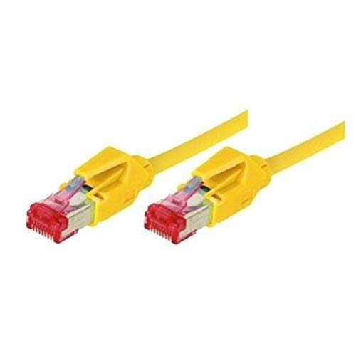 Tecline Category 6A 2 M Ethernet Cable (Yellow)