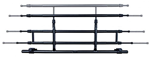 G3 Dog Guard Universal Dog Guard for Dogs Easy Assembly, Eco-Friendly, Secure, Black, 86x31 cm (closed) - 150x47 cm (open)