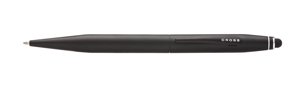 CROSS Tech2 Refillable Retractable Plastic Ballpoint Pen with Stylus, Medium Ballpoint, AT0652-1