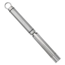 KitchenCraft KCPROAC Professional Apple Corer, Stainless Steel, 21 cm, Silver