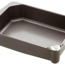 MasterClass Deep Roasting Tin with Pouring Lip and Non Stick PFOA Free Coating, Robust 1 mm Carbon Steel, 34 x 23 cm Roaster