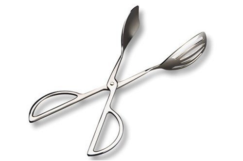 Lacor-62334-SALAD Tong L =25 CMS ST.Steel, Silver, One Size, 25 cm