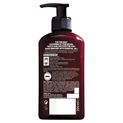 L'Oreal Men Expert Barber Club Beard Face Wash, 200ml - Image 2