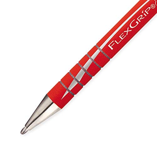 Paper Mate Flexgrip Elite Ballpoint Pens, Red, 12 count (Pack of 1)