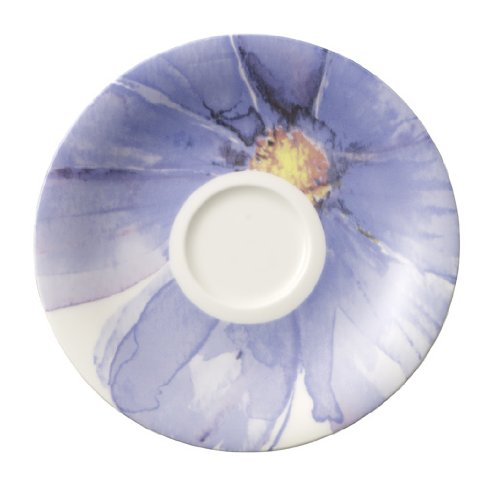 Villeroy & Boch Mariefleur Gris 1041041430 12 cm Saucer Espresso Cup, White/Multicoloured