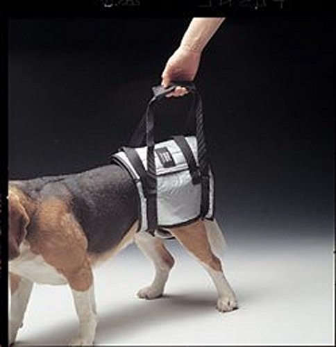 Mikki Dog, Puppy Helping Hands Dog Lifting Harness - Lift Support Sling, Mobility Aid - Medium, Silver - Image 3