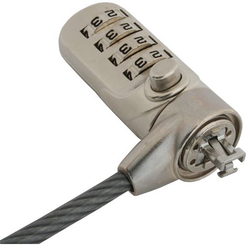 InLine 55702 Laptop Combination Security Lock (4.4 mm x 2 m), Silber, 1 item - Image 3