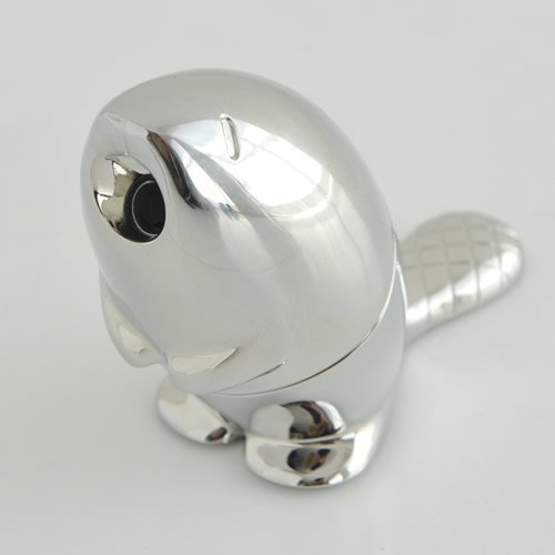 Alessi RT02 KASTOR PENCIL SHARPENER, Silver, L 10cm, B 5cm, H 8cm - Image 3