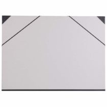 Clairefontaine 44620C Art Folder, 50 x 70 cm, Elastic Straps - Raw Grey