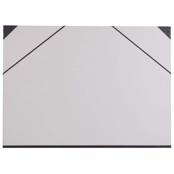 Clairefontaine 44620C Art Folder, 50 x 70 cm, Elastic Straps - Raw Grey