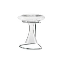 Leopold Vienna PowerPull Decanter Carafe Drying Stand de Luxe, Silver