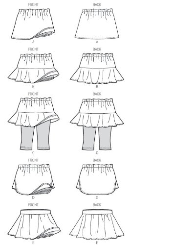 The McCall Pattern Company M6918 CHJ Girls Sewing Patterns, Multi-Colour, Multicolor, CHJ (7-8-10-12-14) - Image 2