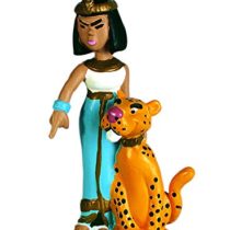 Plastoy SAS PLA60513 Asterix Figure Kleopatra Mit Leopard Toy