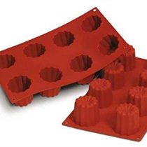 Silikomart 20.050.00.0060 Silicone Mould No.8 Bordelais, Terracotta