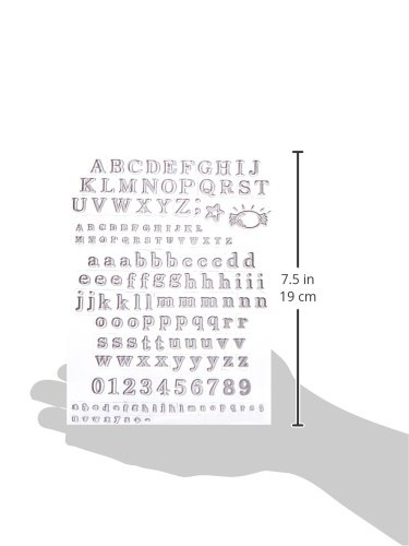 Artemio Clear Stamps Alphabet IV, Transparent – BigaMart