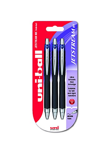 uni-ball Jetstream Retractable SXN-210 Rollerball Pen - Blue, Pack of 3, 1 count (Pack of 3)