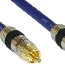 InLine 89450P Premium Audio Cable RCA Male to RCA Male 0.5 m 1 Stck