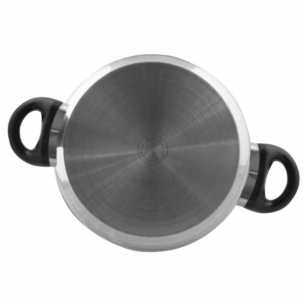 KRÜGER Karl Kruger Denver Stainless Steel Series Casserole Pot, 2.5 l, Silver, 30 x 20 x 30 cm - Image 4